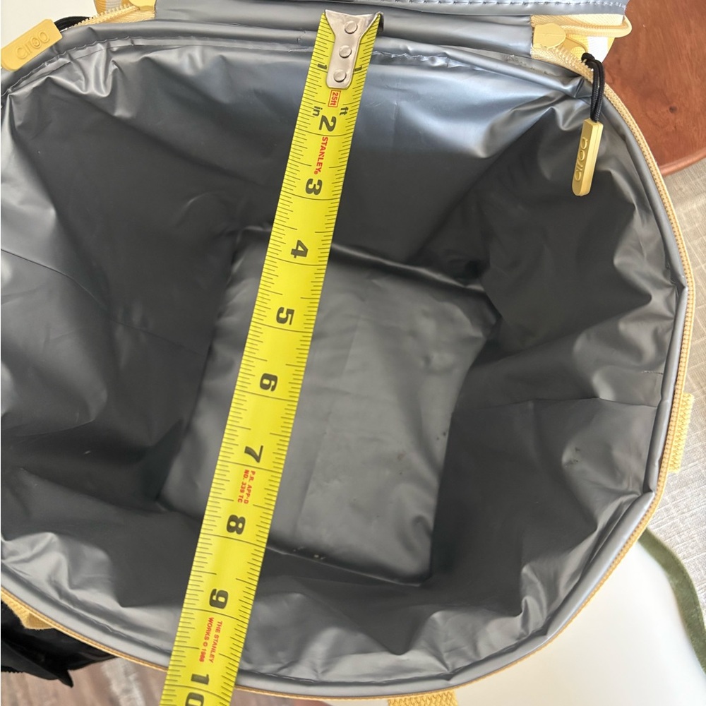 Yellow Striped cooler bag - Picture 4 of 9